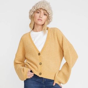 Volcom Mustard womens volcom cardigan